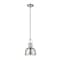 Z-Lite Melange 1 Light Mini Pendant, Brushed Nickel & Brushed Nckel 725MP-BN - alternate 1